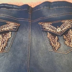 NWT Ashley Stewart Jeans, Curvey Boot Cut, Super Soft, Size 24, Medium blue wash